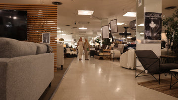 Inside view of Showhome Furniture showroom, the Most-Visited Furniture Outlet in Calgary