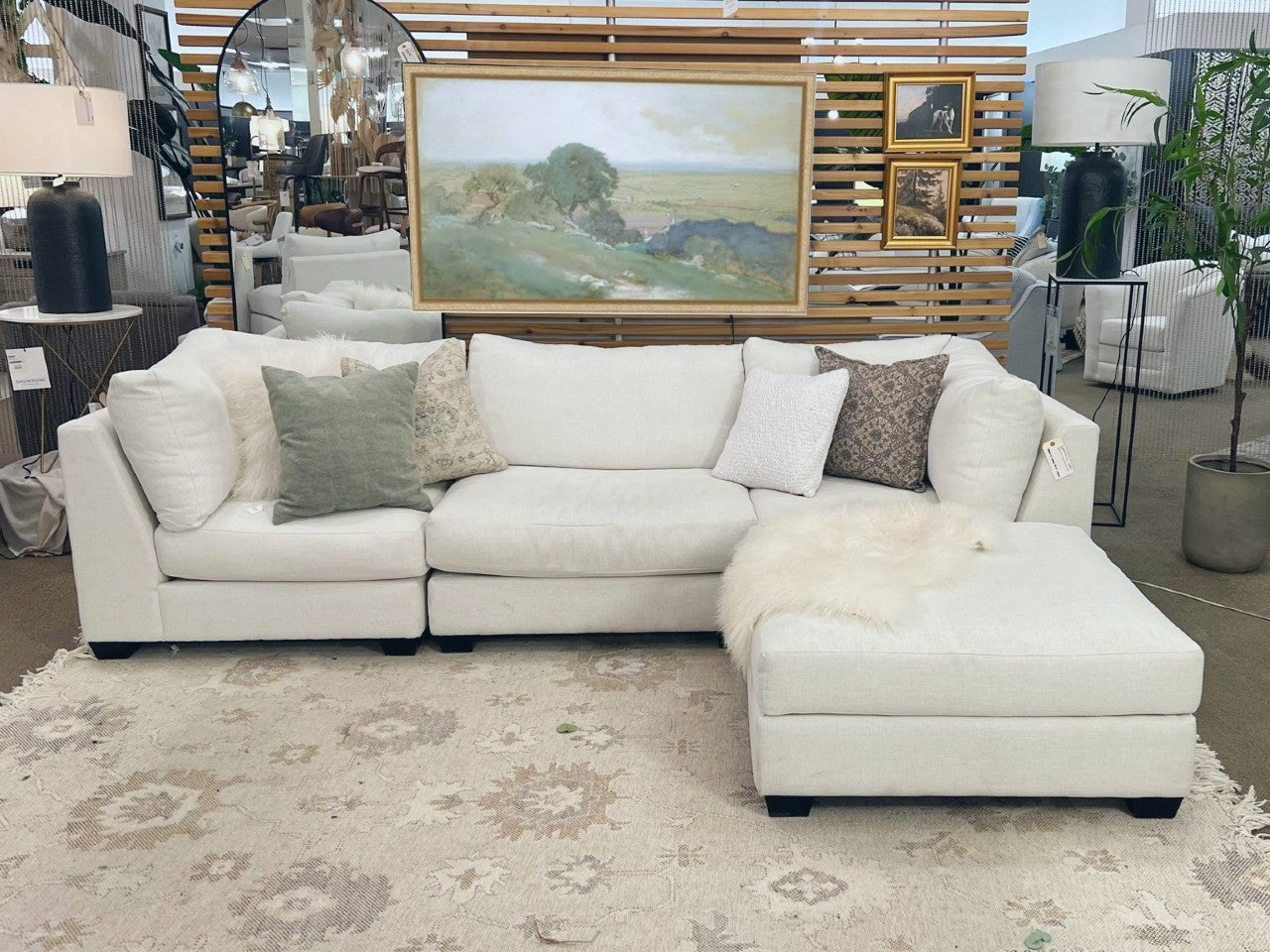 🇨🇦 Custom 4-pc Cloud Modular Sectional - Calgary Furniture Store