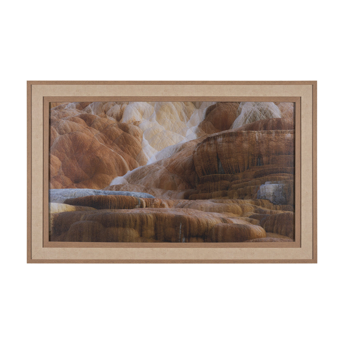 Liquid Travertine by Gary Blatter a Hand Embellished Framed Photo Art Print - Calgary Furniture Store