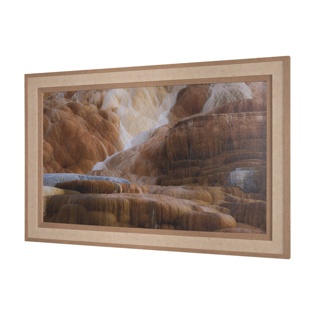 Liquid Travertine by Gary Blatter a Hand Embellished Framed Photo Art Print - Calgary Furniture Store