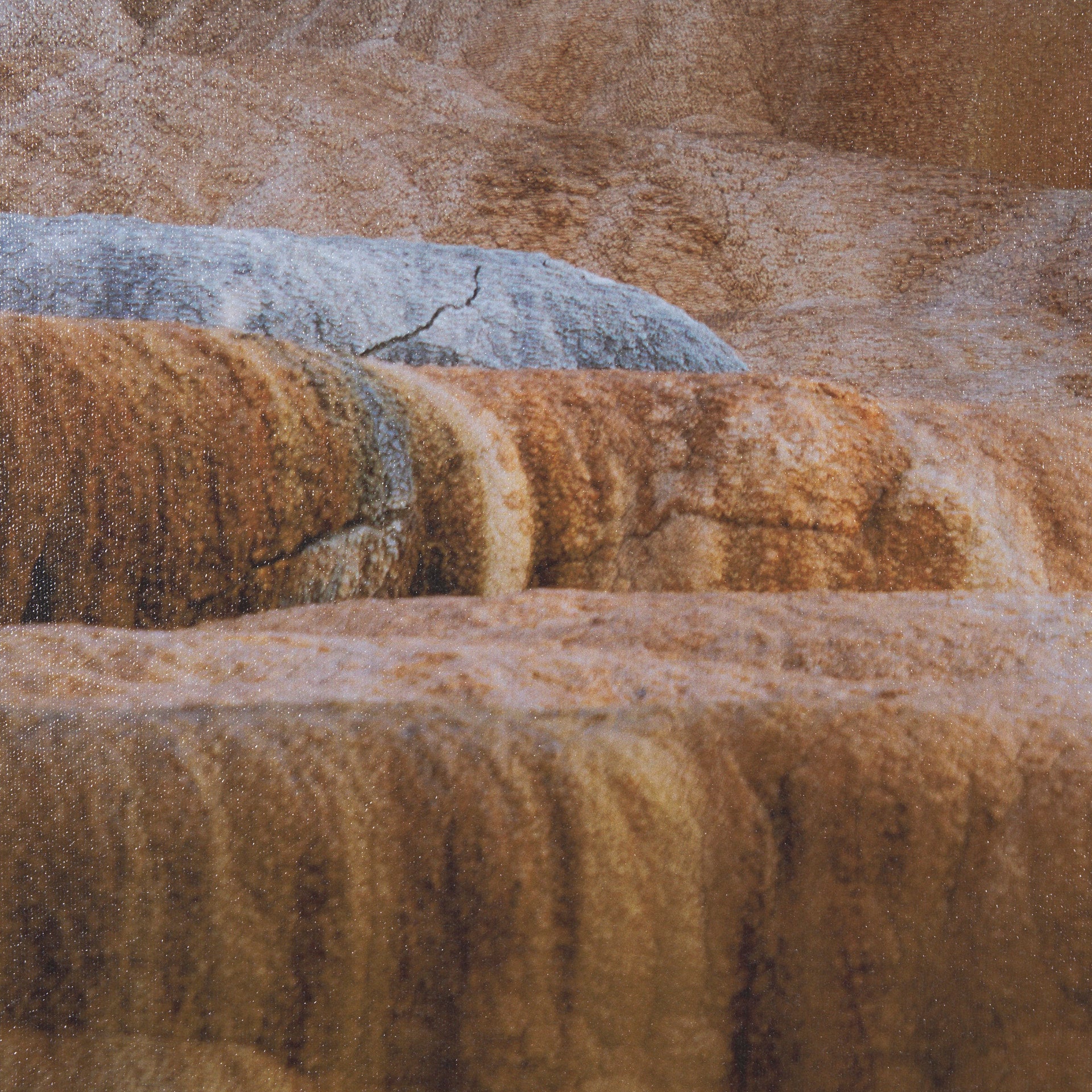 Liquid Travertine by Gary Blatter a Hand Embellished Framed Photo Art Print - Calgary Furniture Store