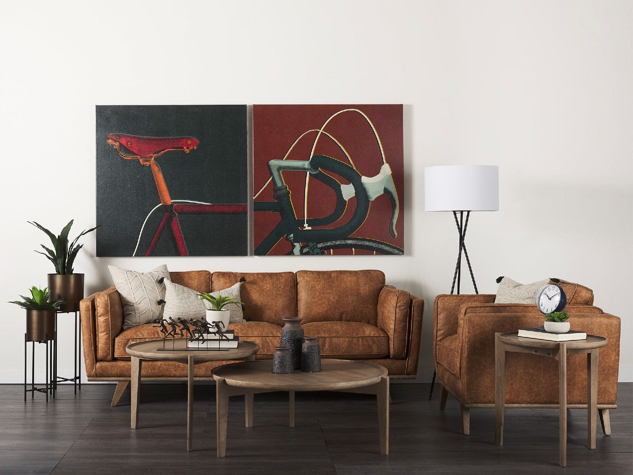 Brooks Faux Leather Chair - Calgary Furniture Store