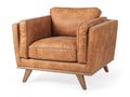 Brooks Faux Leather Chair - Calgary Furniture Store
