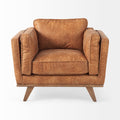 Brooks Faux Leather Chair - Calgary Furniture Store