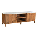 Camden Media Cabinet in Walnut & White - Calgary Furniture Store