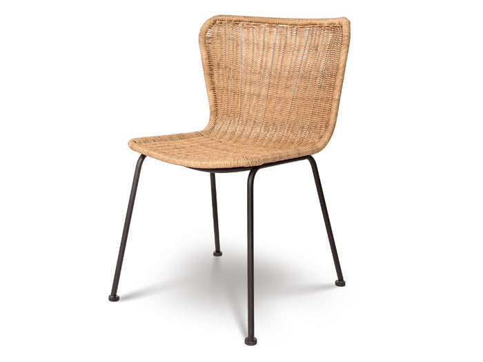 Calabria Wave Natural Dining Chair - Calgary Furniture Store