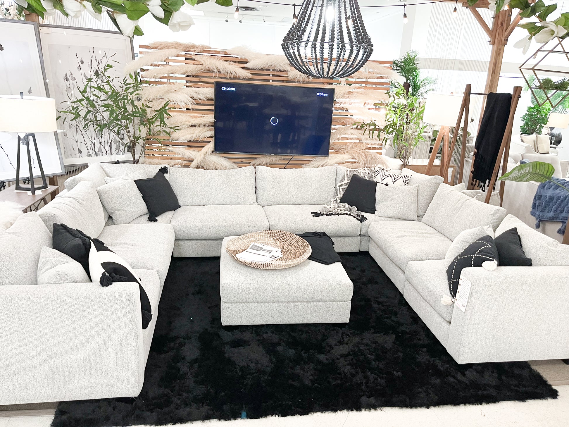 🇨🇦 Custom 9-pc with Ottoman Cloud Modular Sectional - Calgary Furniture Store