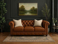 Custom Leather Sofa in Calgary