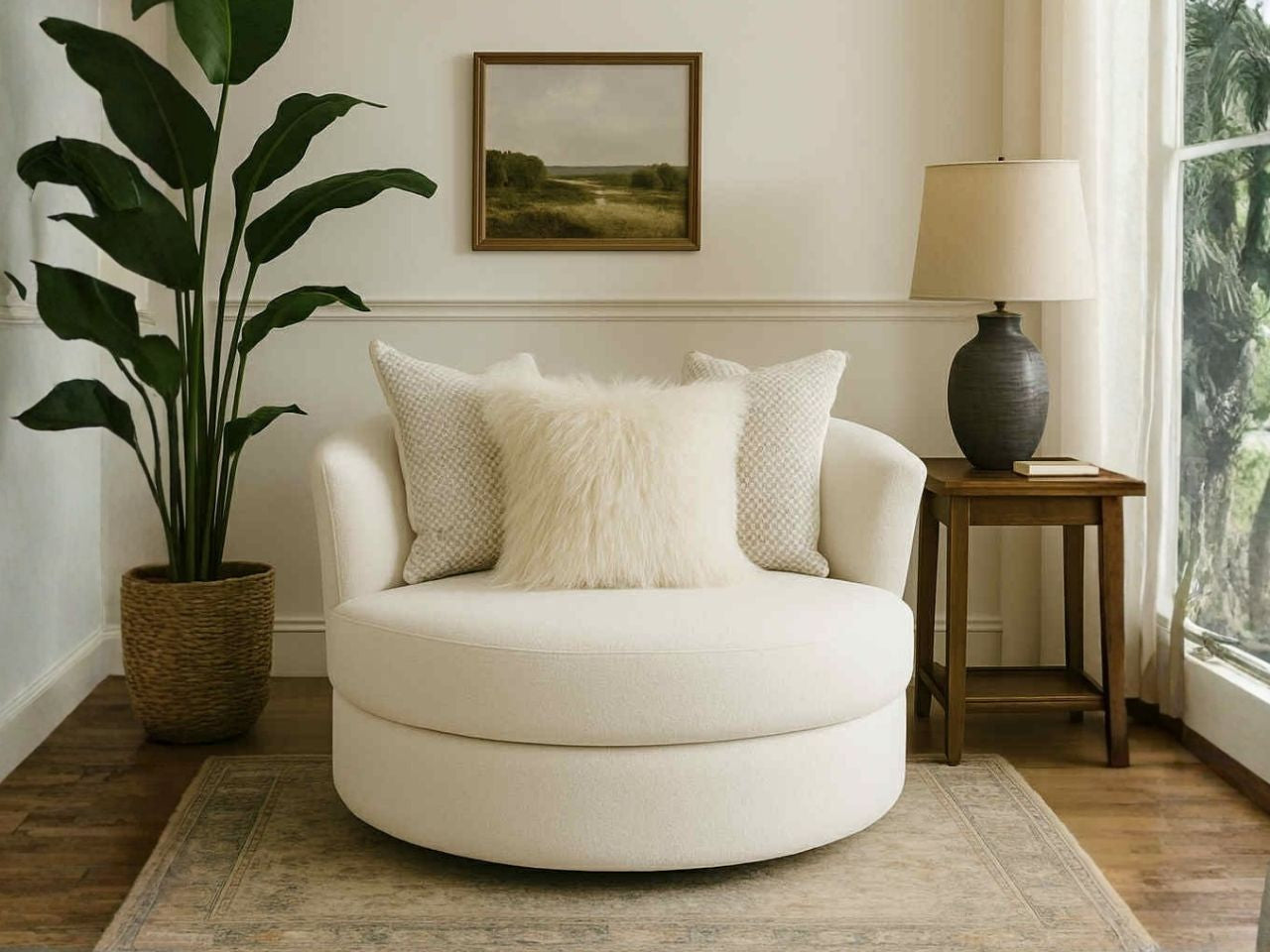 Custom Canadian Made Lennox Nest Chair in Calgary