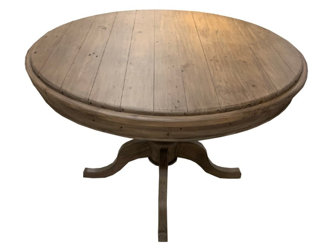 Driftwood Round Dining Table | Calgary Furniture Store
