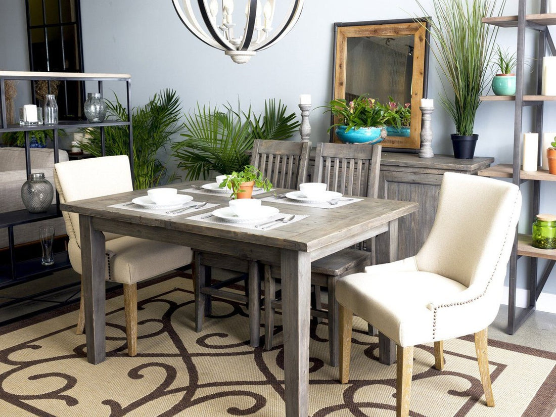 Driftwood Reclaimed Dining Table | Calgary Furniture Store