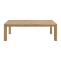 Pacific Grove Extension Leg Dining Table - Sand Dune Finish (with leaf)