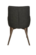 FRITZ ARM DINING CHAIR – DARK GREY - Calgary Furniture Store