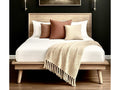Gia Bed - Light Finish Solid Wood - Calgary Furniture Store
