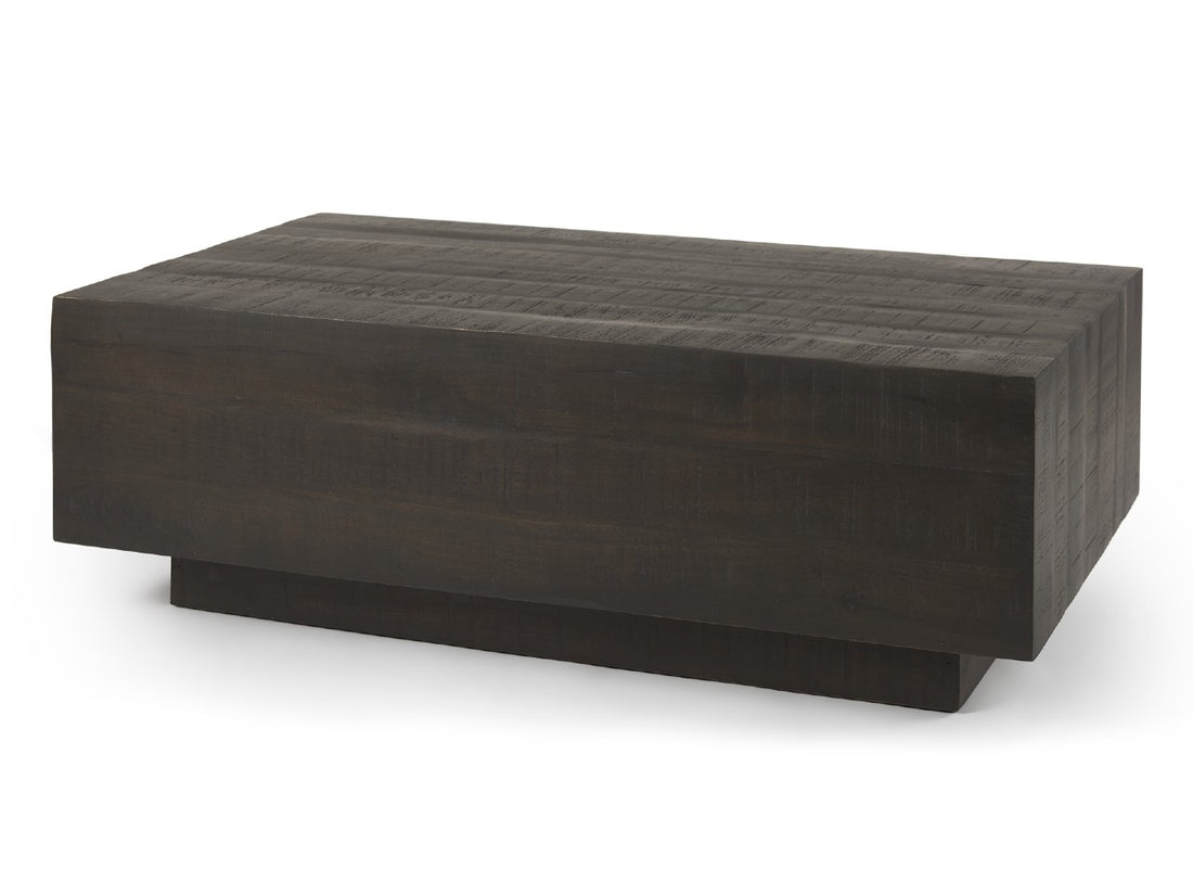 Hayden Coffee Table - Dark Brown - Rectangular - Calgary Furniture Store