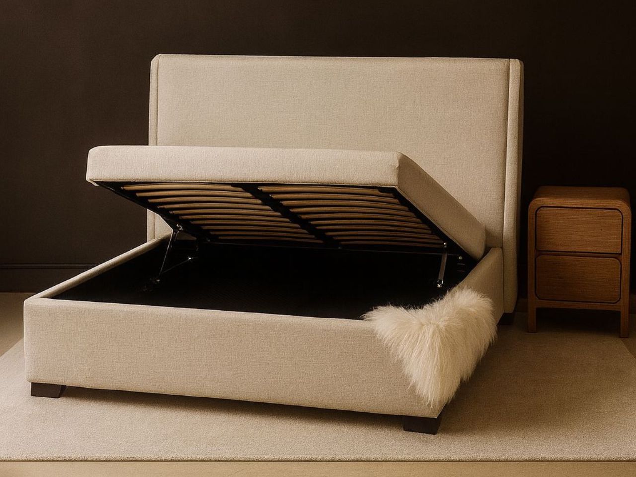 Hydro Lift Electric Custom Bed System in Calgary by Showhome Furniture