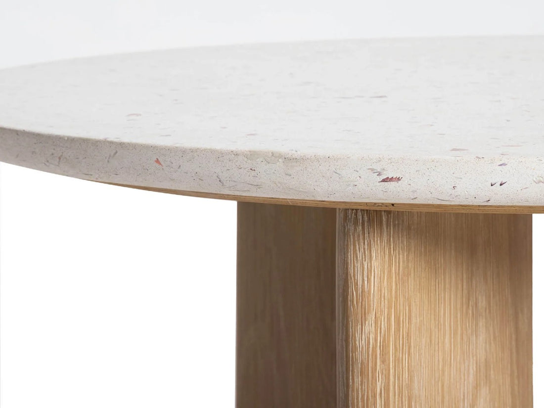 Infinity Coffee Table in Calgary - Seashell Finish