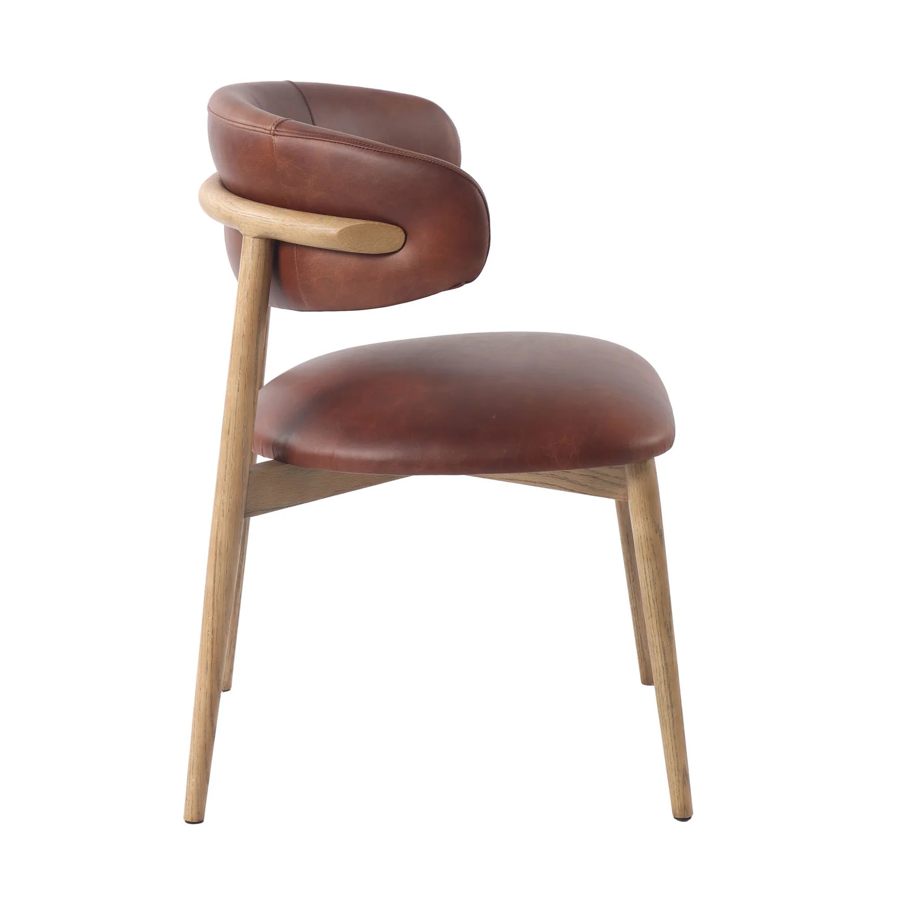 Milo Dining Chair - Tobacco - Calgary Furniture Store
