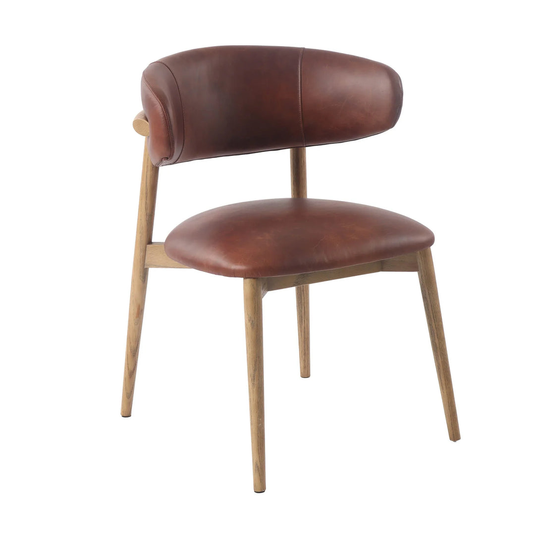 Milo Dining Chair - Tobacco - Calgary Furniture Store