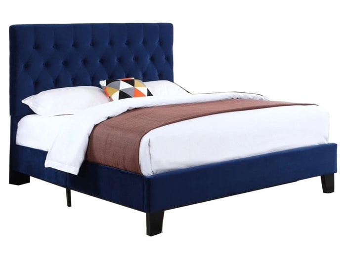 Navy Blue Amelia Bed | Calgary Furniture Store