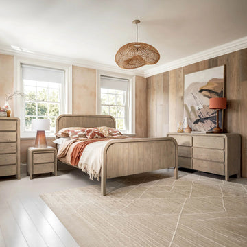 OPERA 6 DRAWER DRESSER - SCRUBBED TEAK - Calgary Furniture Store