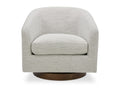 Oscy Swivel Chair - Splashed White