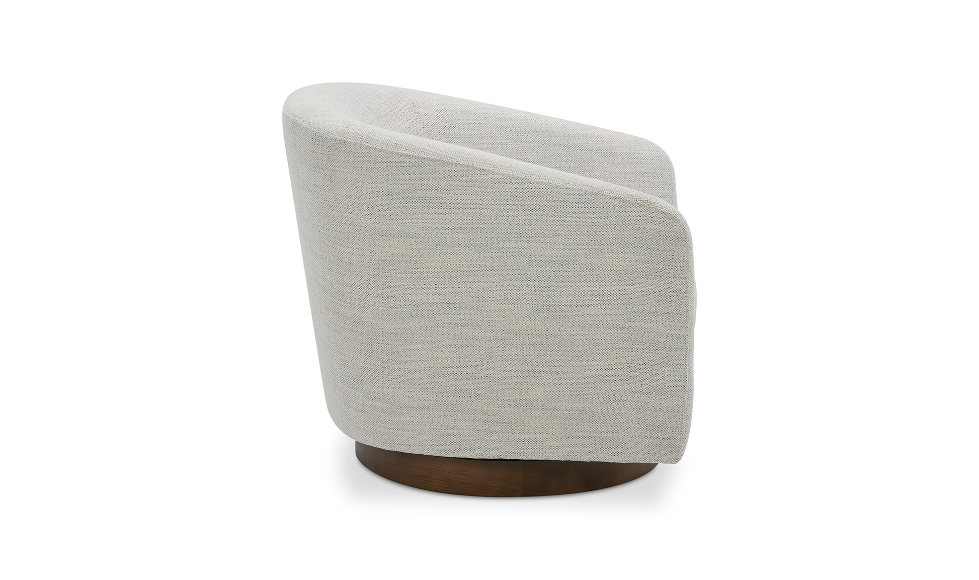 Oscy Swivel Chair - Splashed White - Calgary Furniture Store