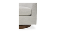 Oscy Swivel Chair - Splashed White - Calgary Furniture Store