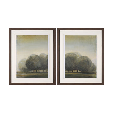 Secret Garden-L by Mercana Studio a Hand Embellished Textured Framed Art Print Matted under Glass - Calgary Furniture Store