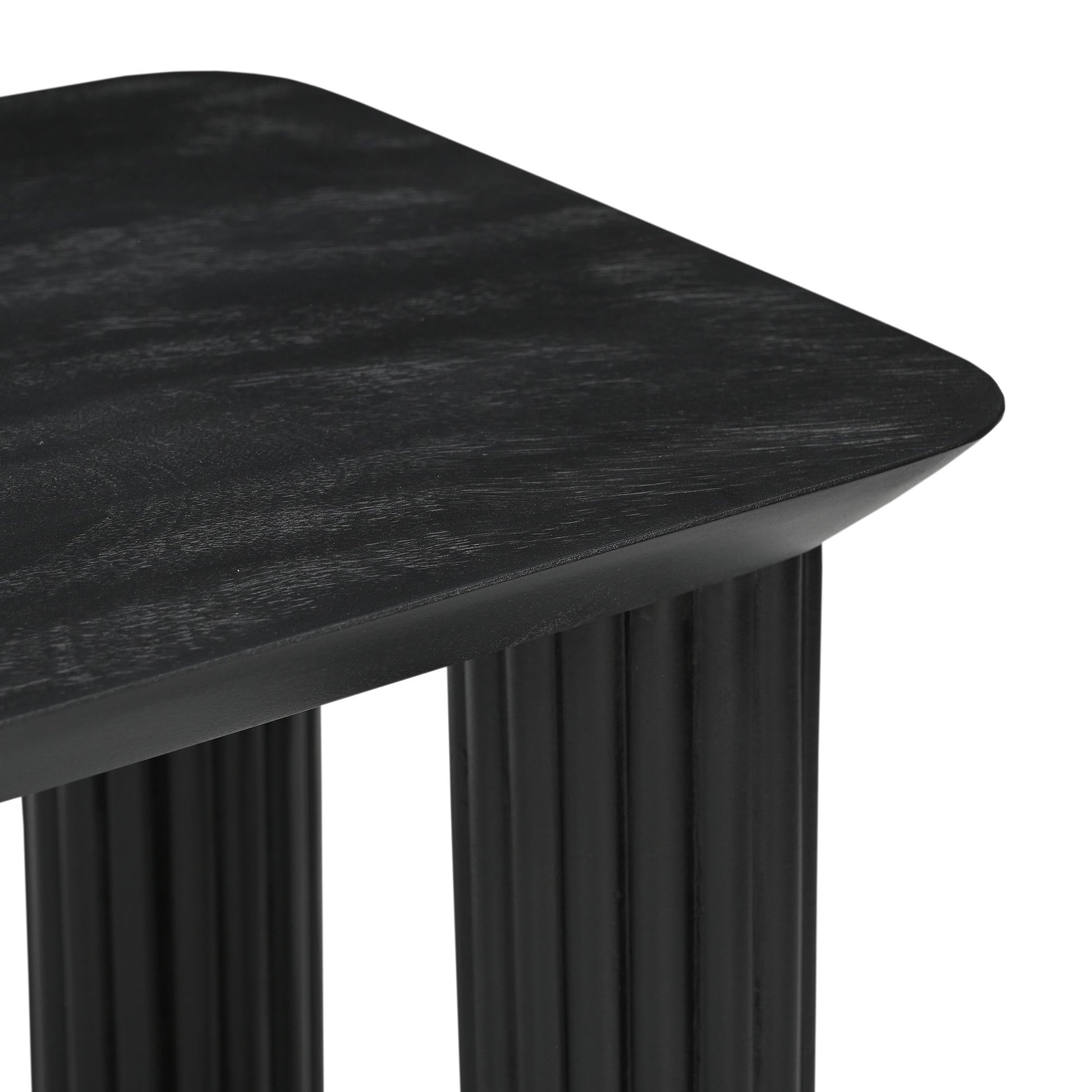Sangra 71" Bench in Black - Calgary Furniture Store