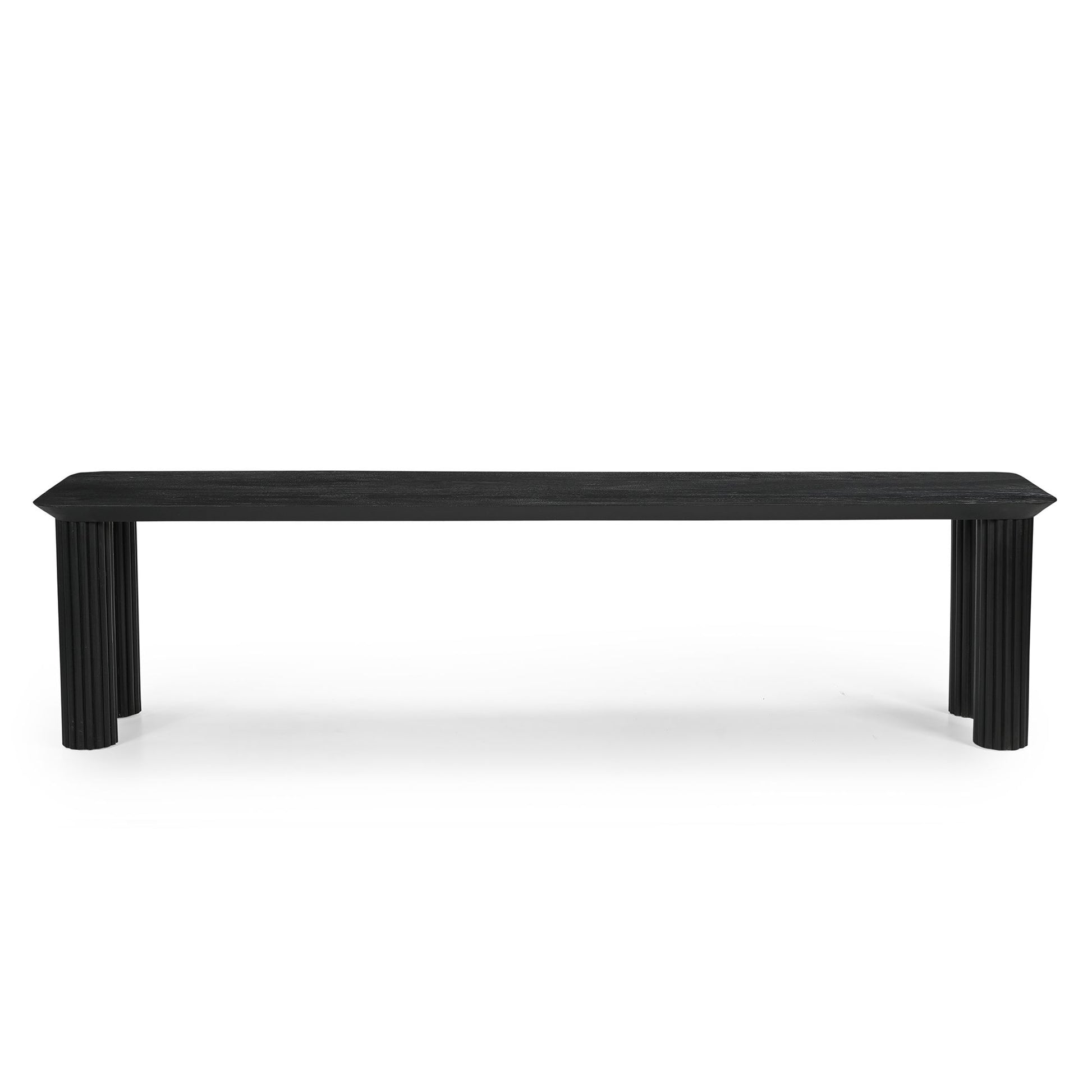 Sangra 71" Bench in Black - Calgary Furniture Store