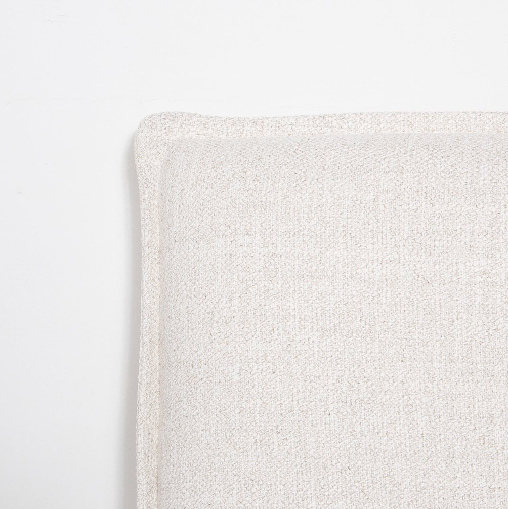 Julia King Storage Bed - Cream - Calgary Furniture Store