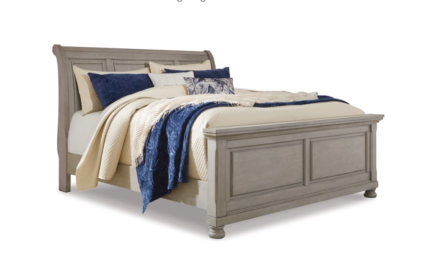 Lettner Sleigh Bed-Storage Option - Calgary Furniture Store