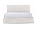Julia King Storage Bed - Cream - Calgary Furniture Store