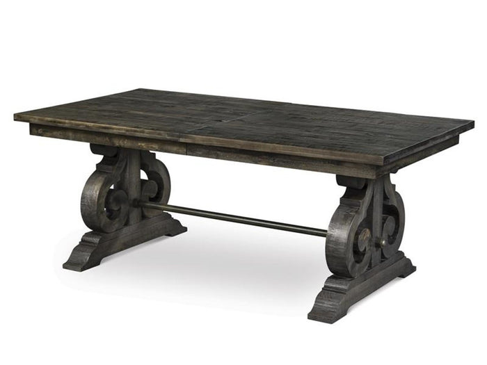 Solid Wood Extension Table - Black | Calgary Furniture Store