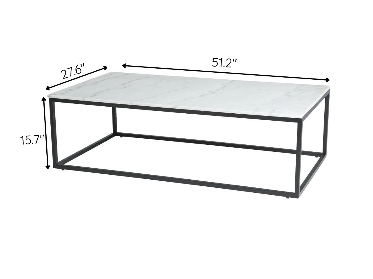 Versace Marble Coffee Table - Calgary Furniture Store