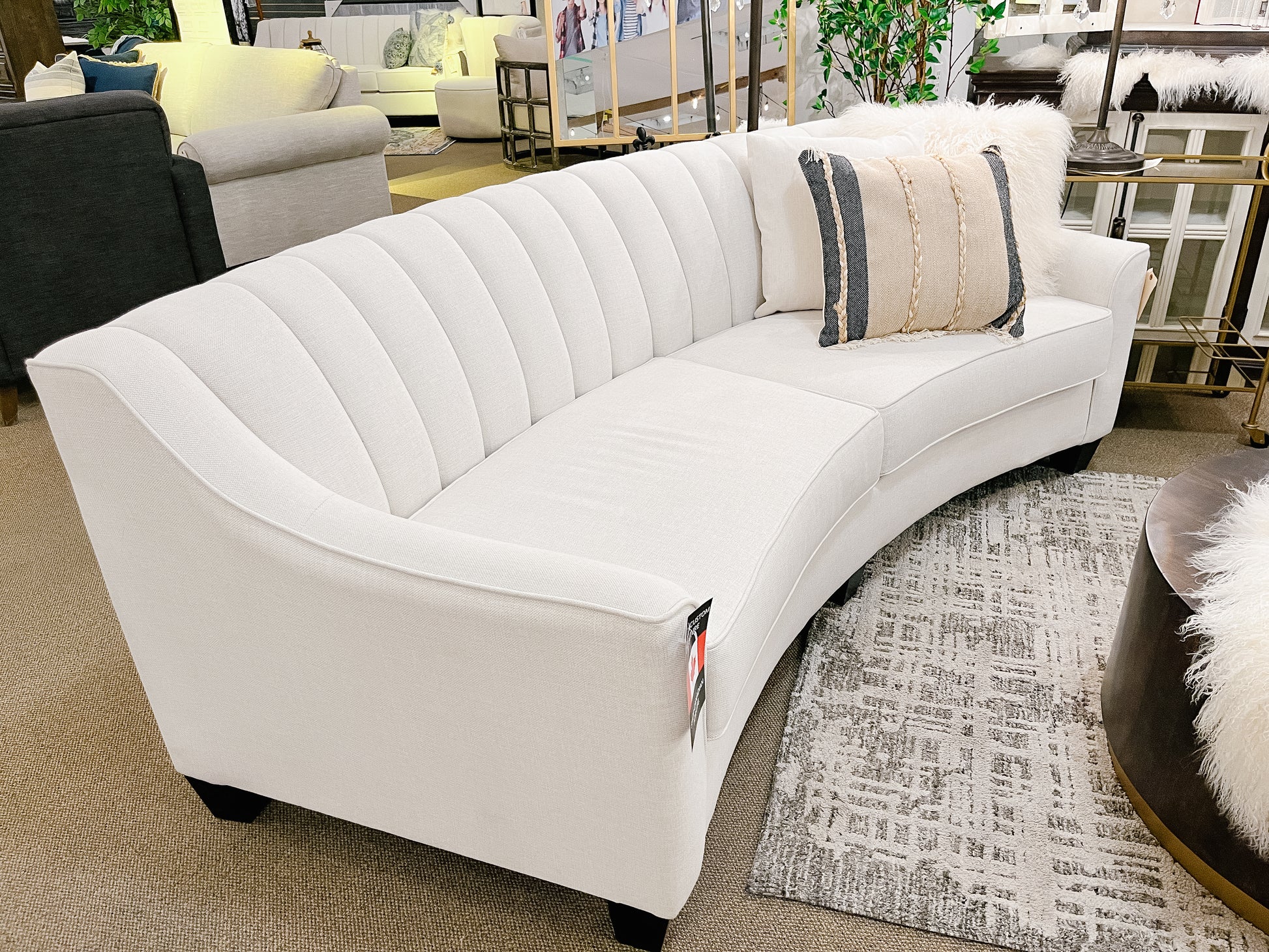 Chanel Curved Sofa 🇨🇦 | Calgary Furniture Store