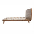 GIA KING BED - WARM PECAN - Calgary Furniture Store