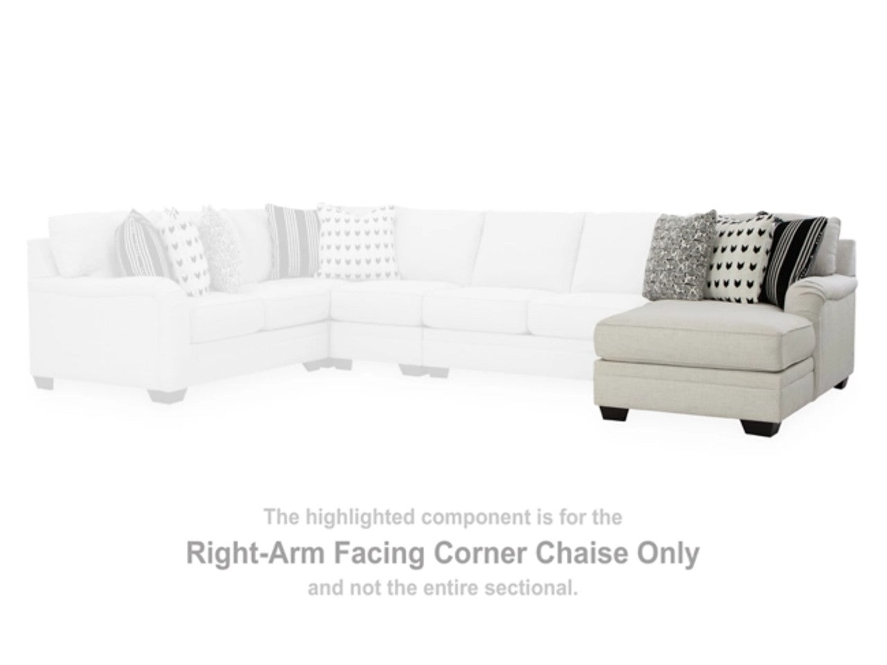 Huntsworth Sectional - Dove Grey - Calgary Furniture Store