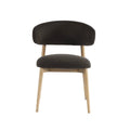 MILO DINING CHAIR - SLATE CHARCOAL LH - Calgary Furniture Store