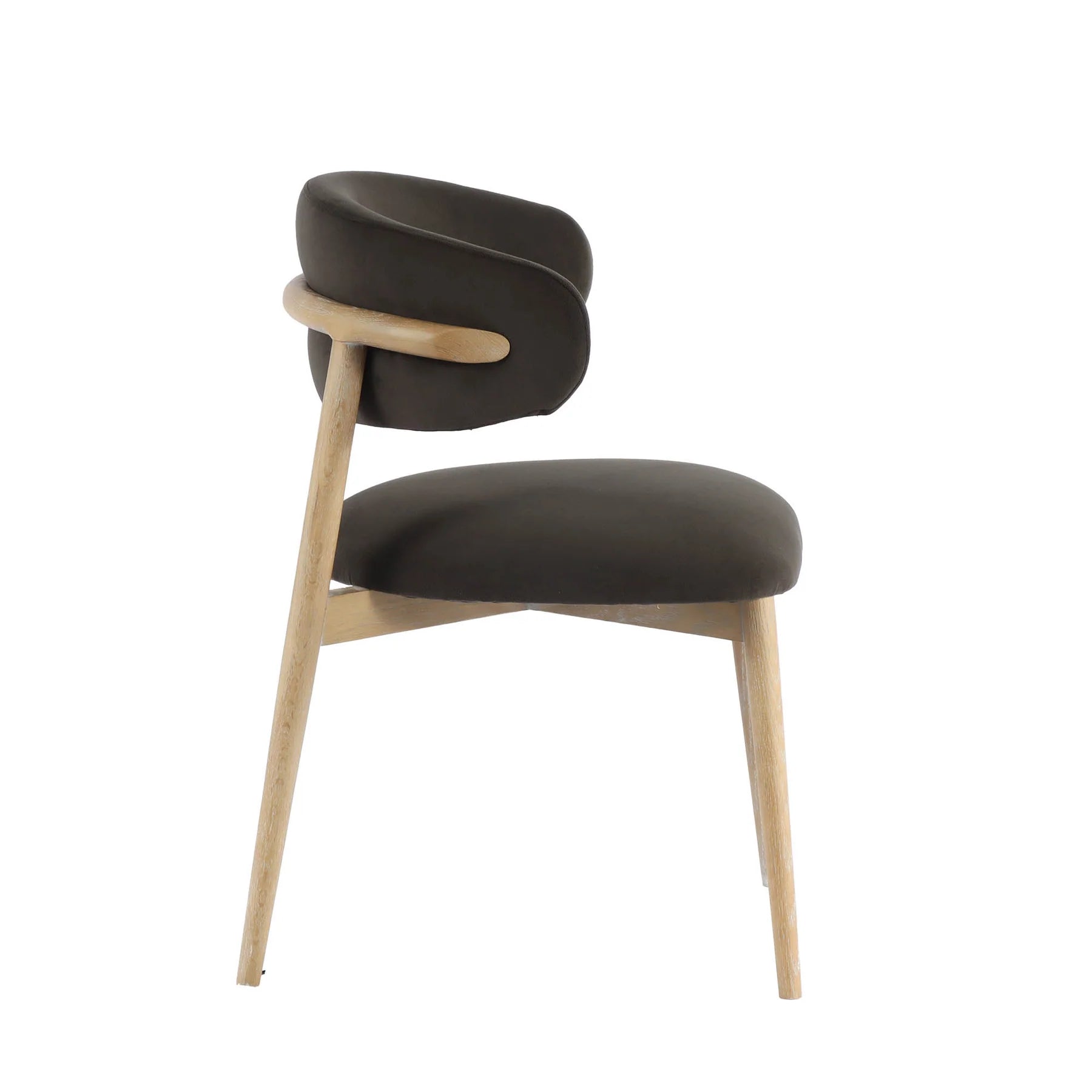 MILO DINING CHAIR - SLATE CHARCOAL LH - Calgary Furniture Store