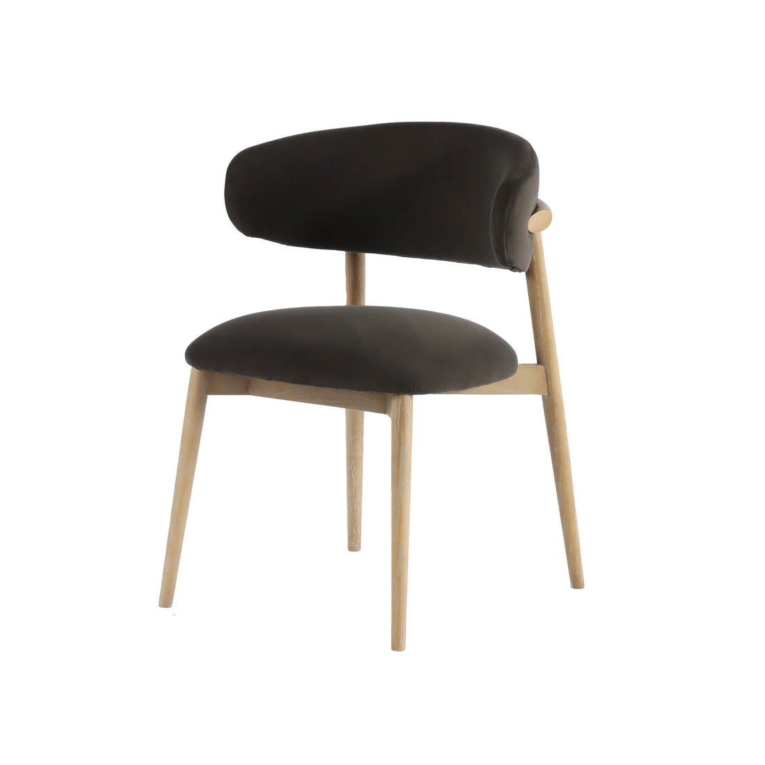 MILO DINING CHAIR - SLATE CHARCOAL LH - Calgary Furniture Store