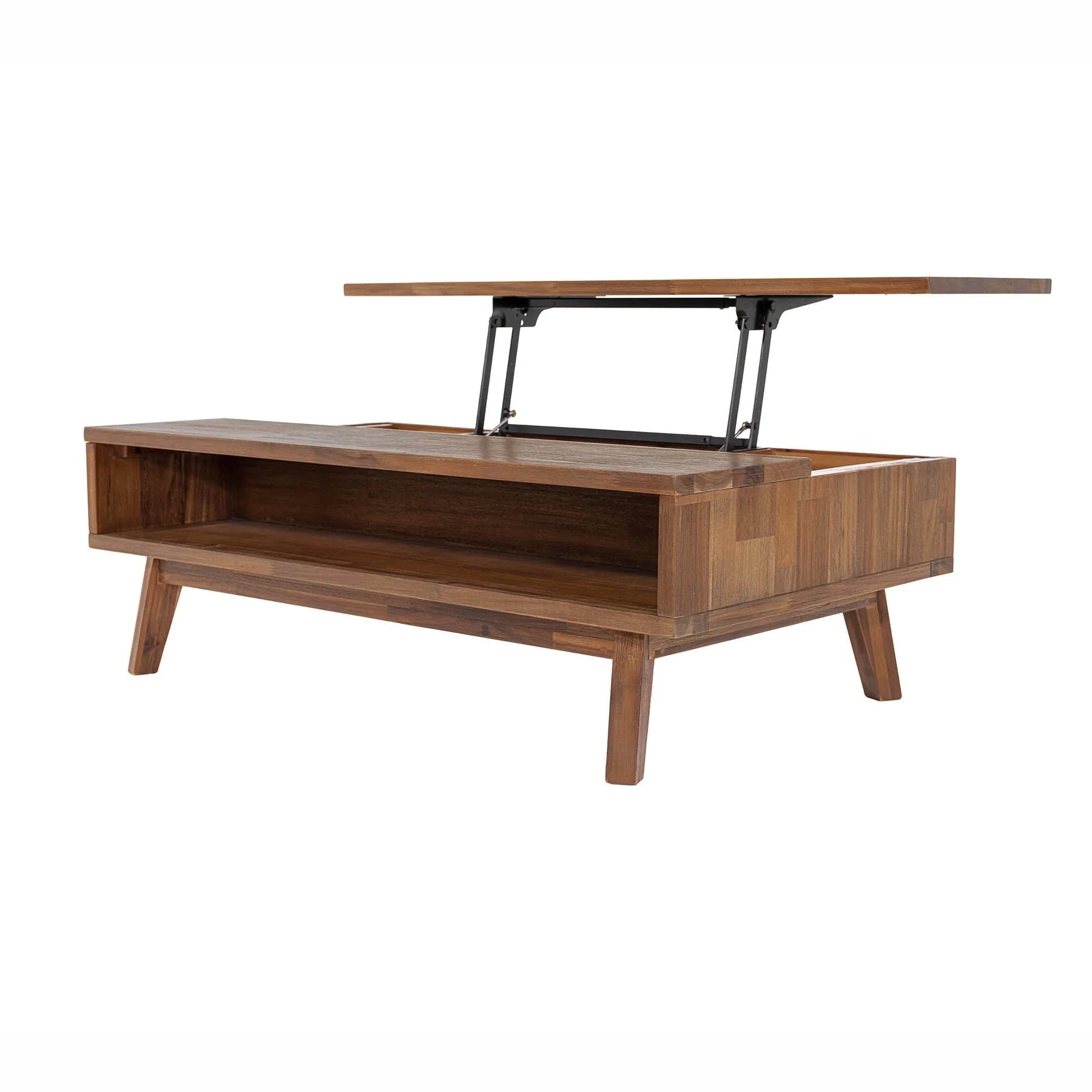 GIA COFFEE TABLE W/ LIFT TOP - WARM PECAN- - Calgary Furniture Store