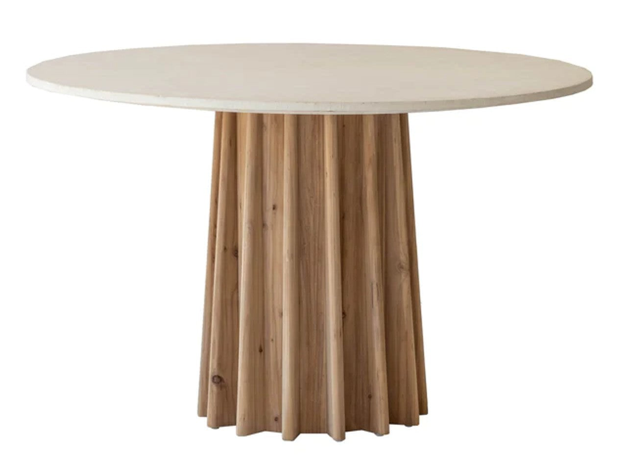 Sculpture Dining Table - Natural - Calgary Furniture Store