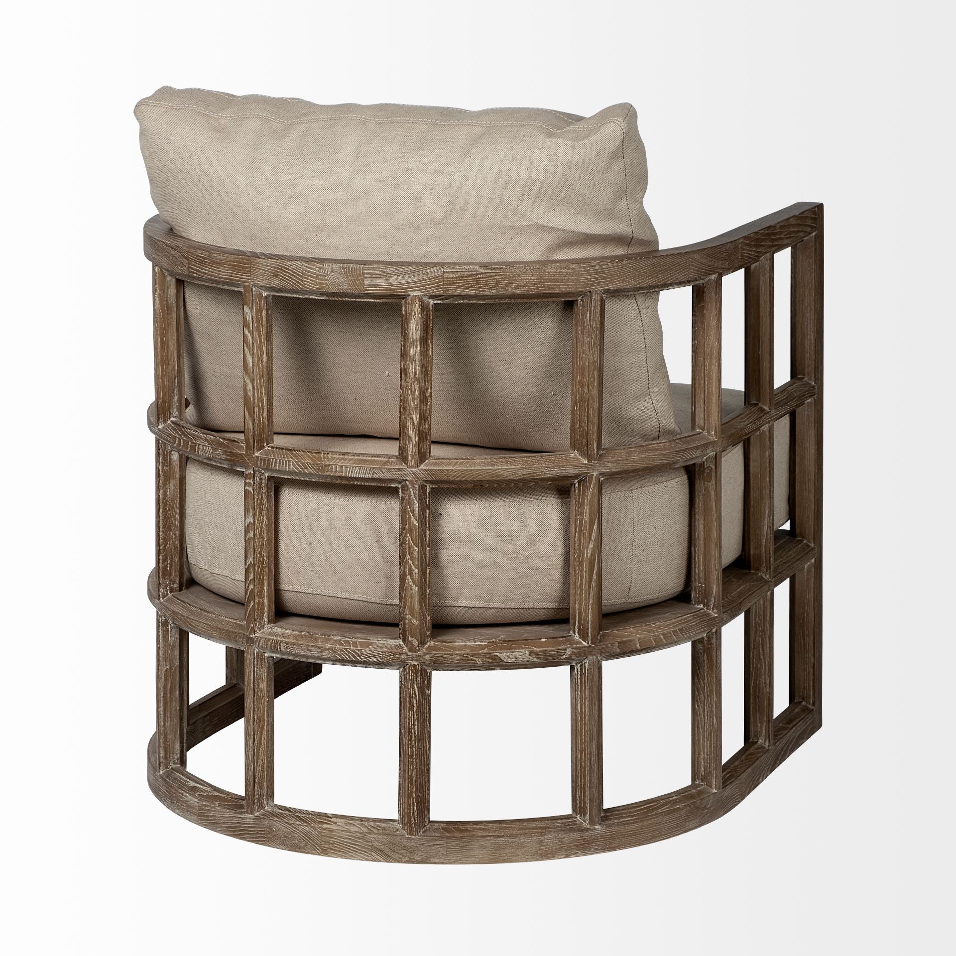 Skylar II Accent Chair - Tan Fabric Covered Cushioned | Calgary's Furniture Store | Calgary Accent Chairs