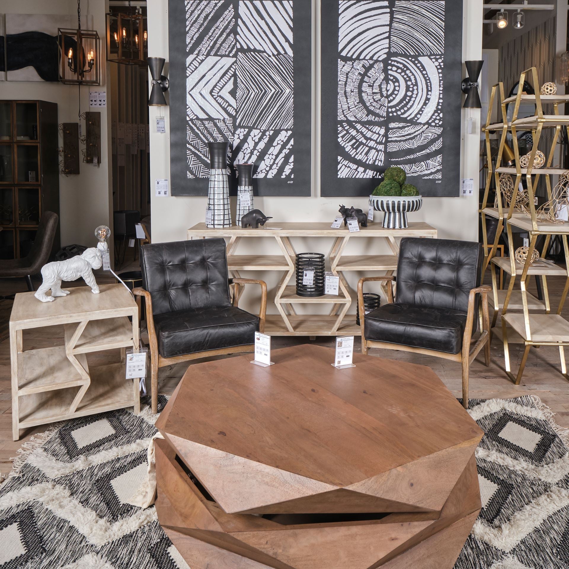 Arreto Coffee Table - Brown | Calgary Furniture Store