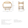 Carola Bar Cart | Calgary Furniture Store