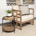 Skylar II Accent Chair - Tan Fabric Covered Cushioned | Calgary's Furniture Store | Calgary Accent Chairs