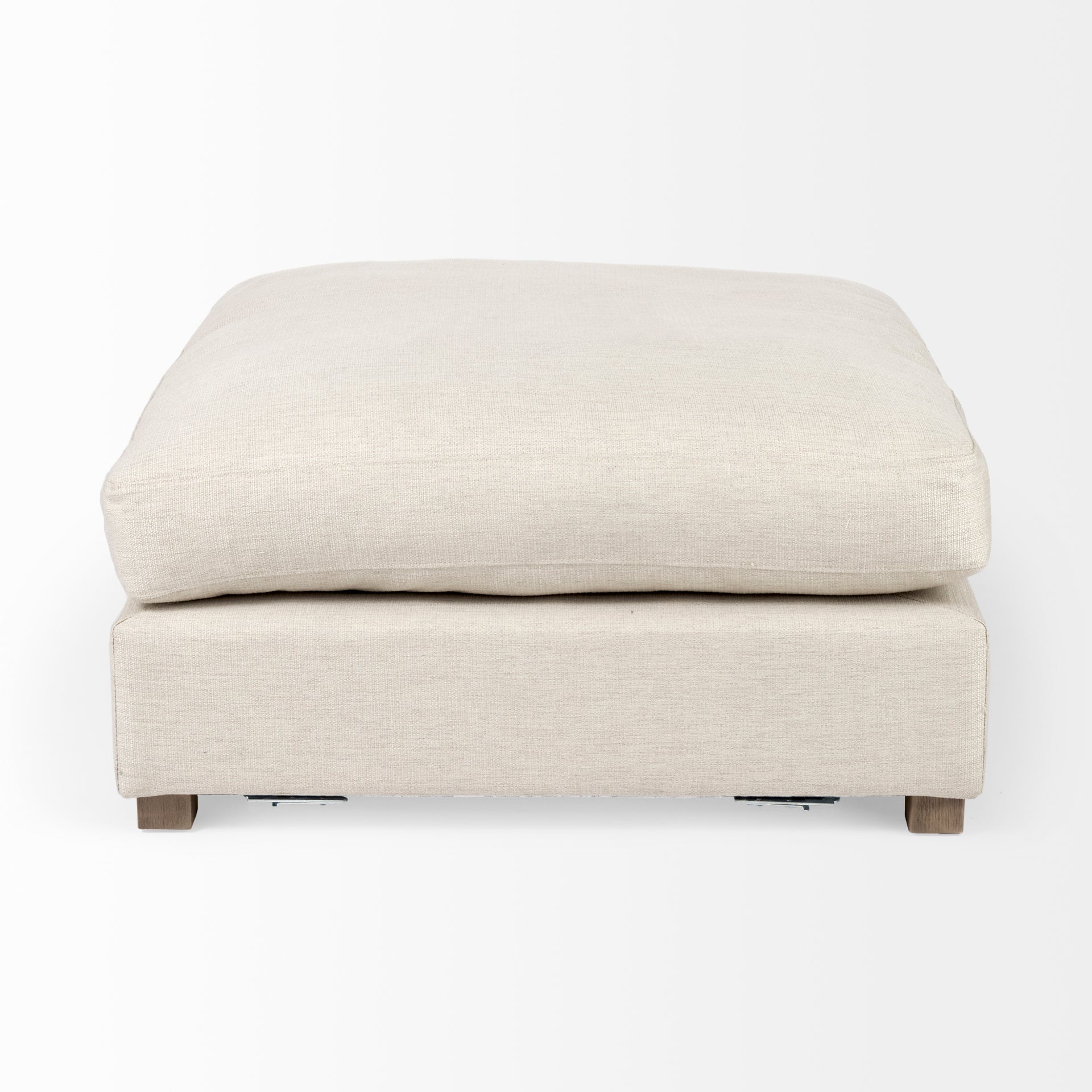 Valence Beige Ottoman | Calgary Furniture Store