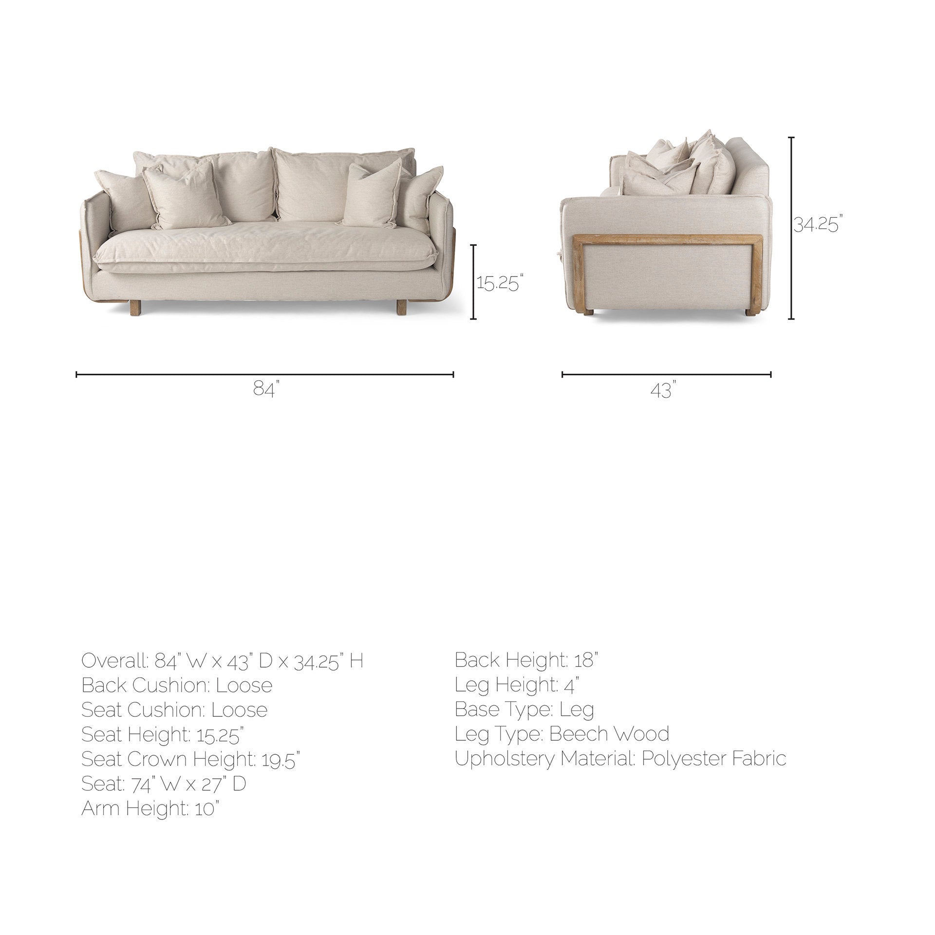 Roy Biege Sofa | Calgary Furniture Store